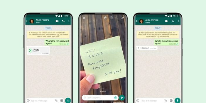How To Send Disappearing Photos And Videos In Whatsapp 5 Whatsapp View Once Feature Update