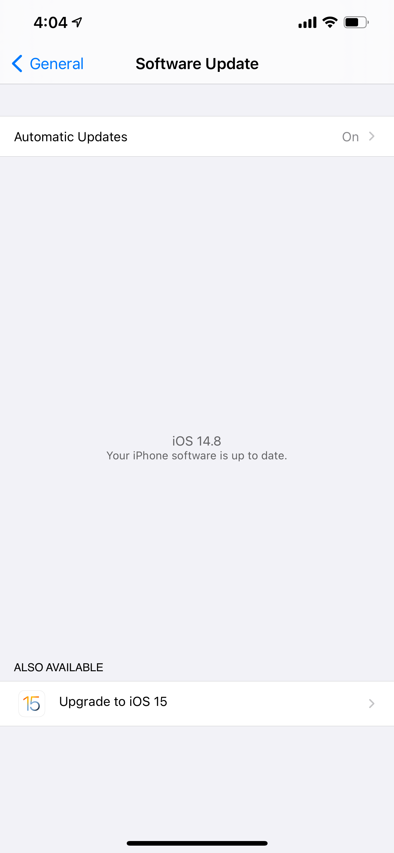 How To Get Ios 15 Now 1 Ios Update Screenshot