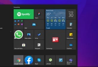 Windows 10 Start menu