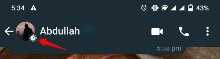 How To Send Disappearing Messages In Whatsapp 4 Disappearing Messages Profile Icon