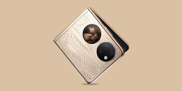 Huawei P50 Pocket Is The Company'S First Foldable Flip Phone 3 Huawei P50 Pocket Rear Camera Setup