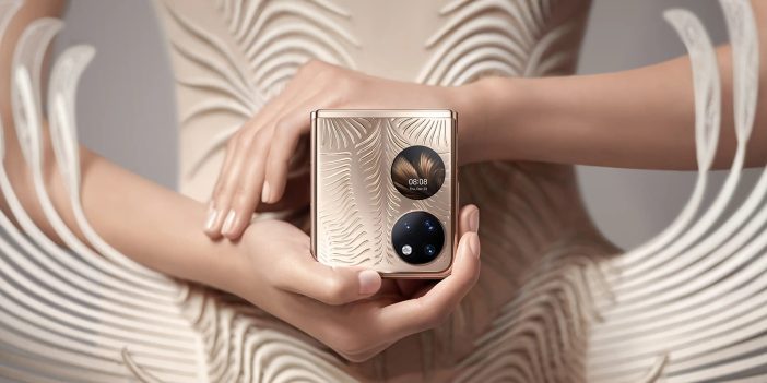 Huawei P50 Pocket Is The Company'S First Foldable Flip Phone 1 P50 Pocket Foldable Phone By Huawei
